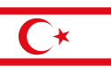 Drapeau de la République turque de Chypre du Nord