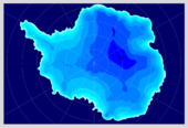 L'Antarctique en période inter-glaciaire (été austral)