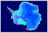 L'Antarctique en période inter-glaciaire (été austral)